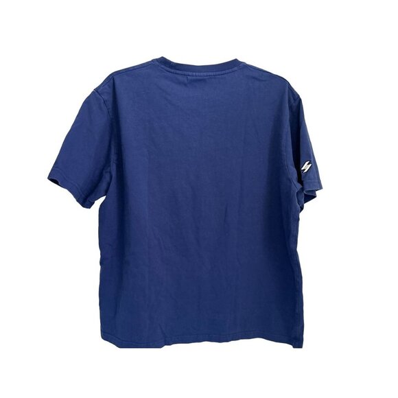 Men's Large Superdry Blue Cotton Tee T-Shirts - Picture 2 of 6